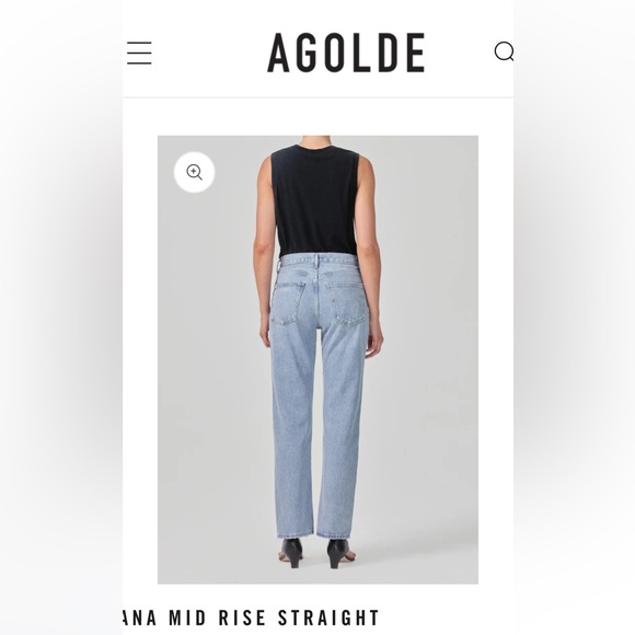 Agolde Lana jeans size 28 - Picture 2 of 5